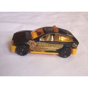 Matchbox Scooby Doo Black/Yellow Police Car Vehicle 2003
